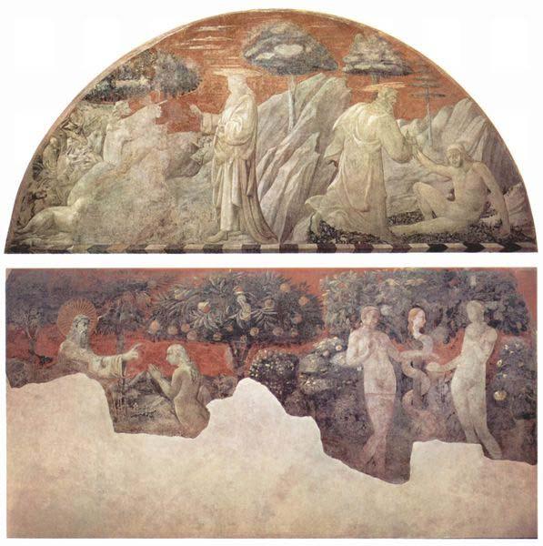 paolo uccello Creation of the Animals and Creation of Adam